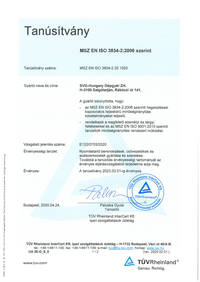 MSZ EN ISO 3834-2:2006